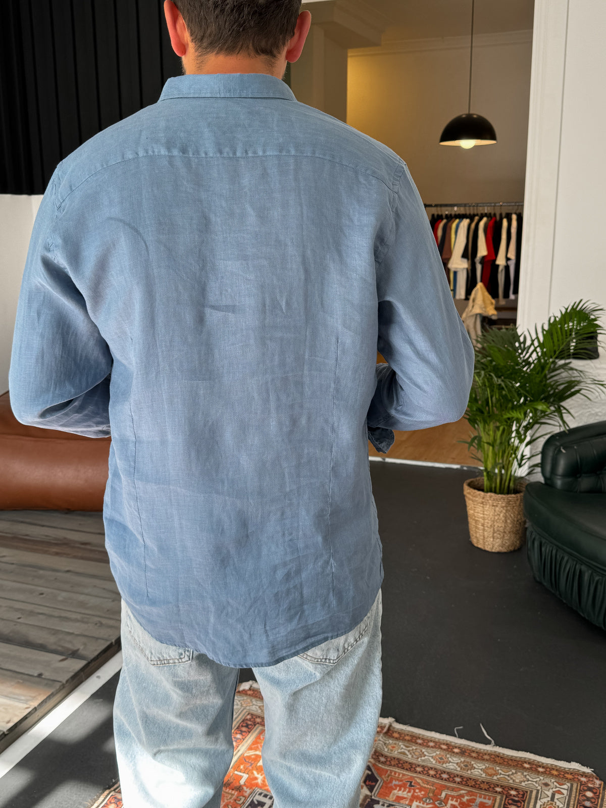 Light Blue Linen Shirt