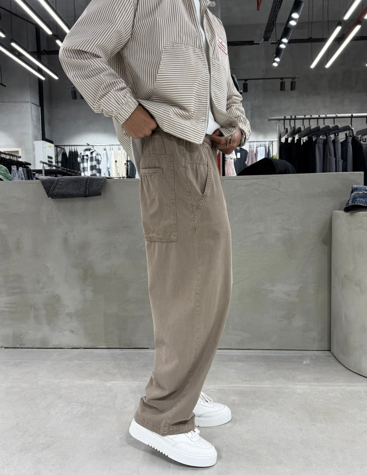 Milk Coffee Washable Super Baggy