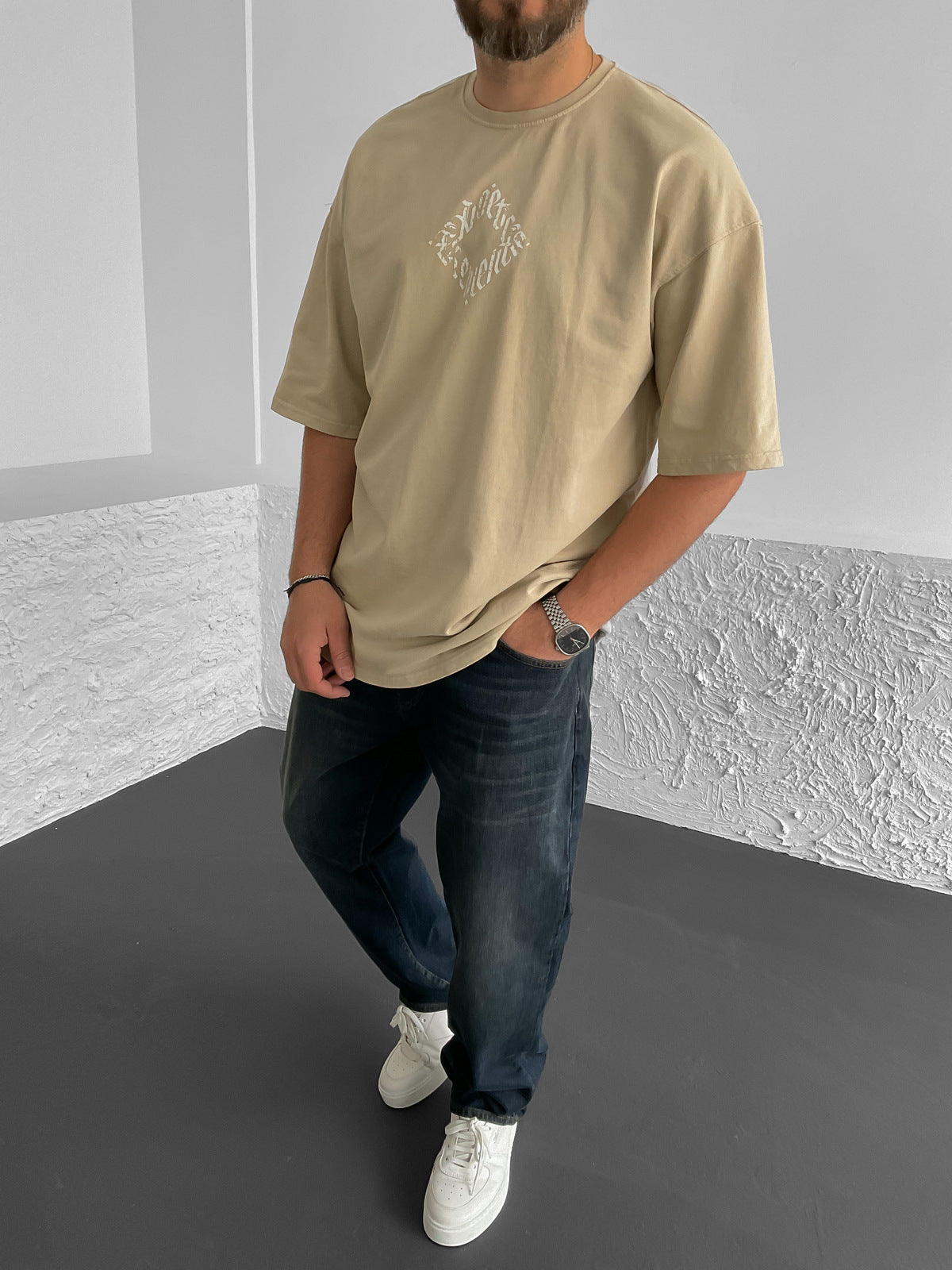 Beige Element Washed
