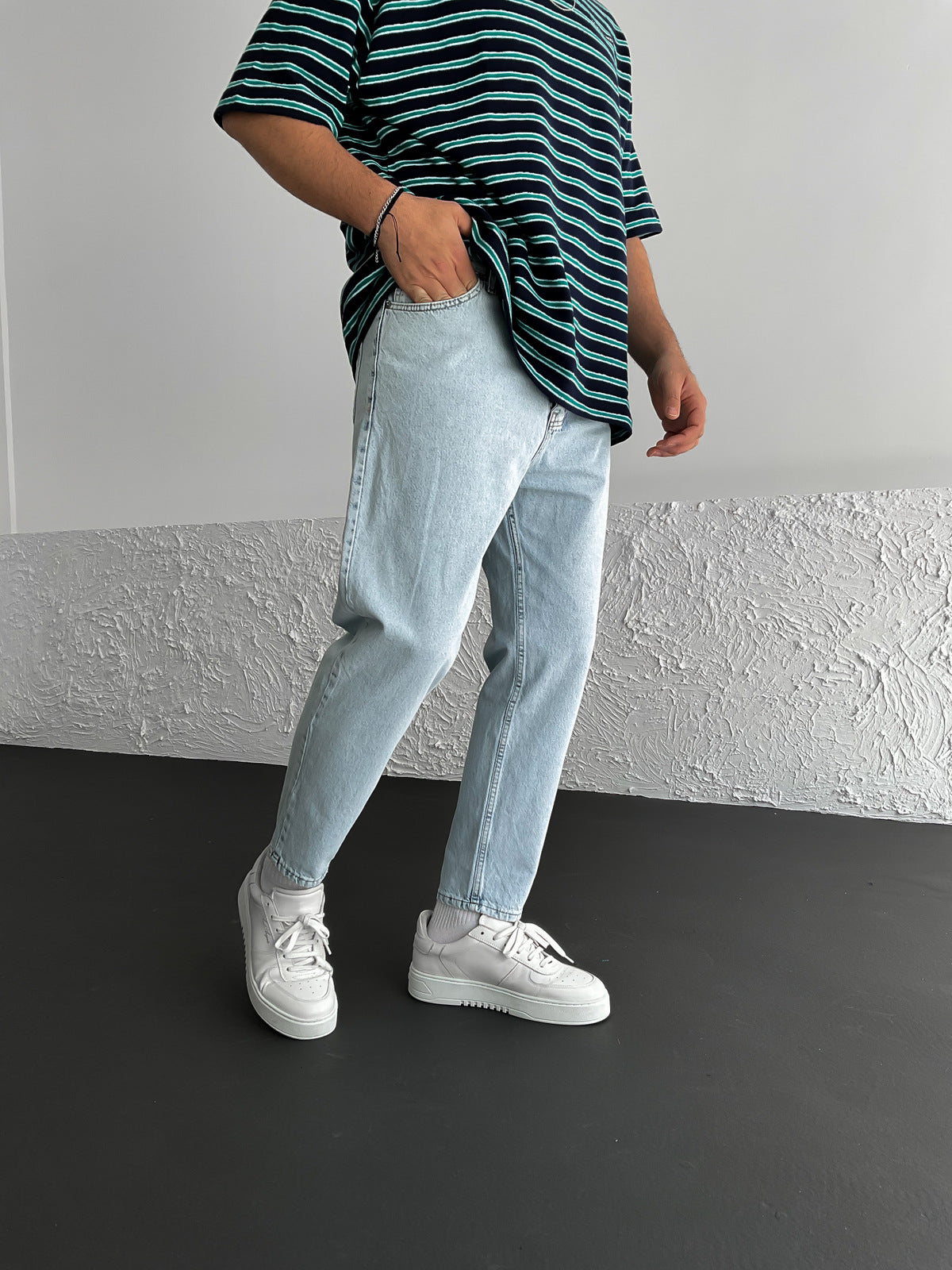 Ice Blue Washed Jeans