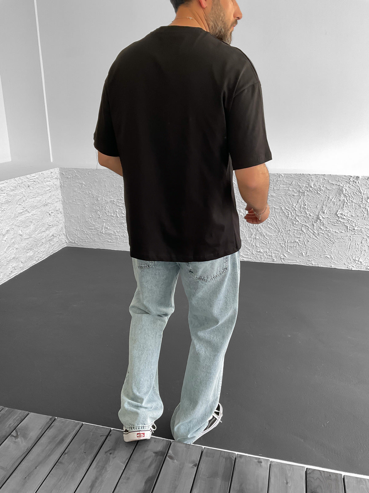 Black G Printed T-Shirt
