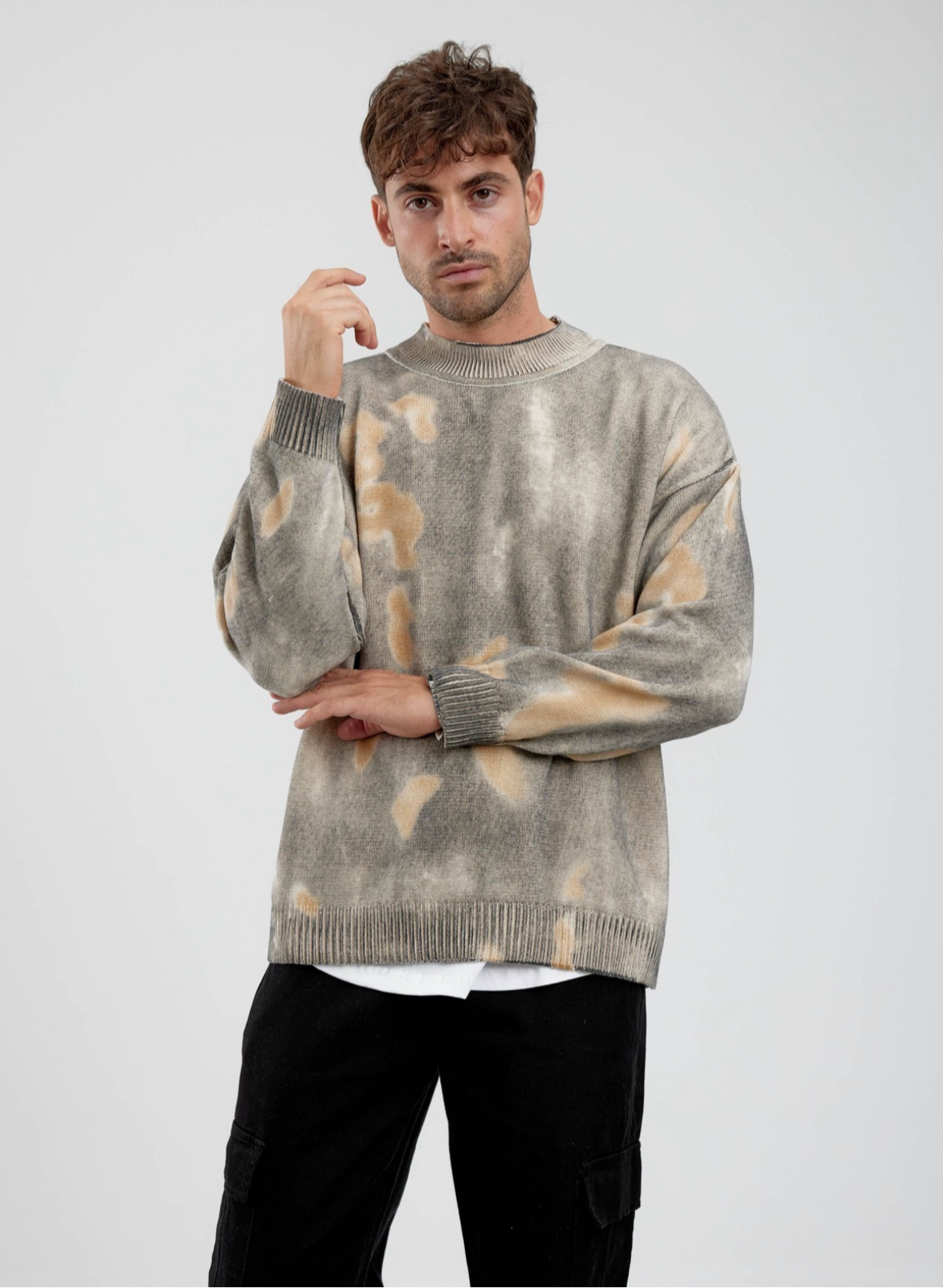 Camouflage Oversized Comfy Sweater