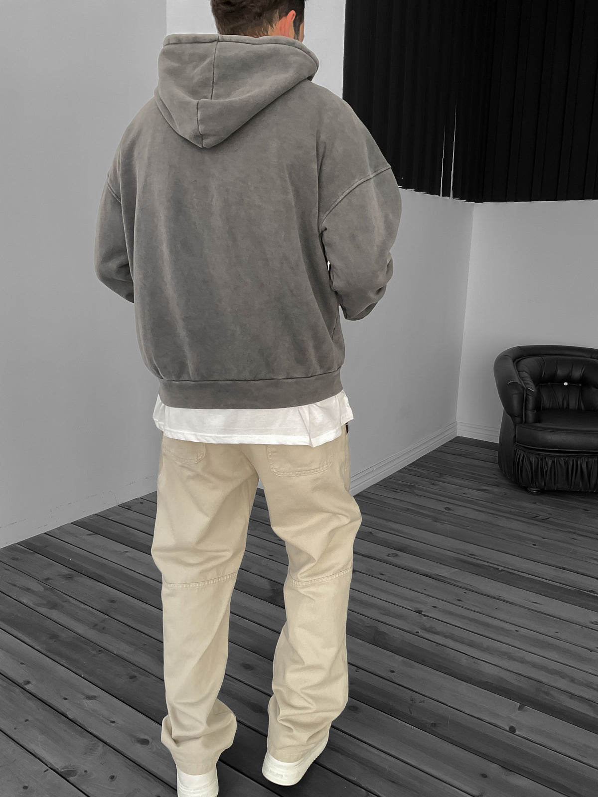 Anthracite Washed Hoodie