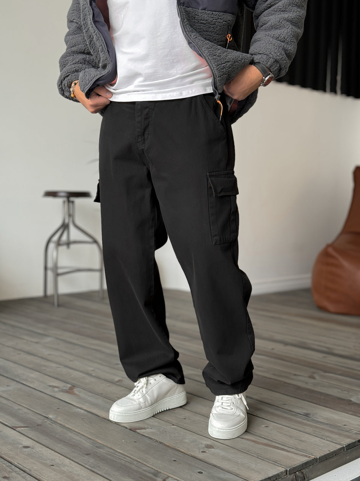 Black Cargo Pants