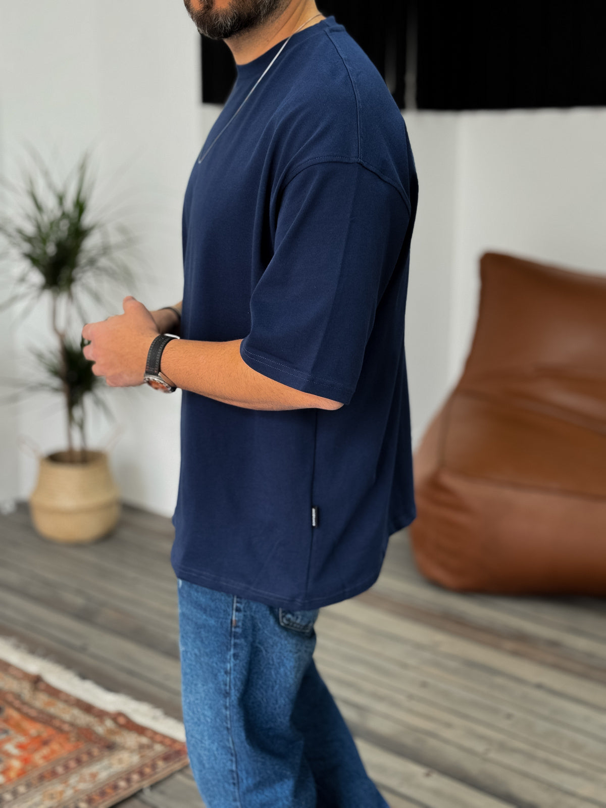 تي شيرت ضجة كبيرة الحجم في البحرية