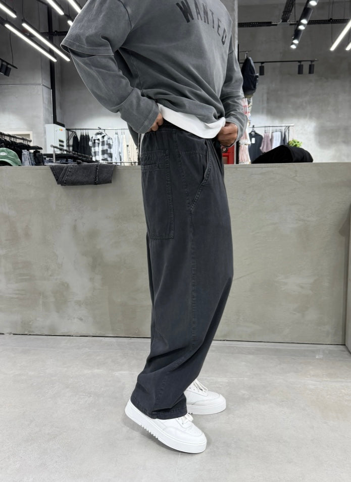 Anthracite Washed Super Baggy