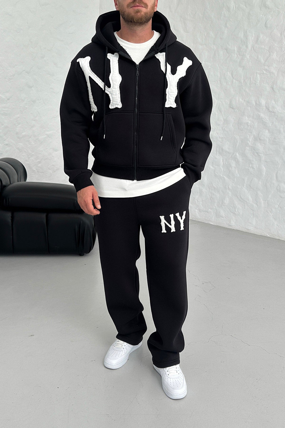 ضخم ثلاثة خيوط NY STROFSOUSS SUBSSUT • Black
