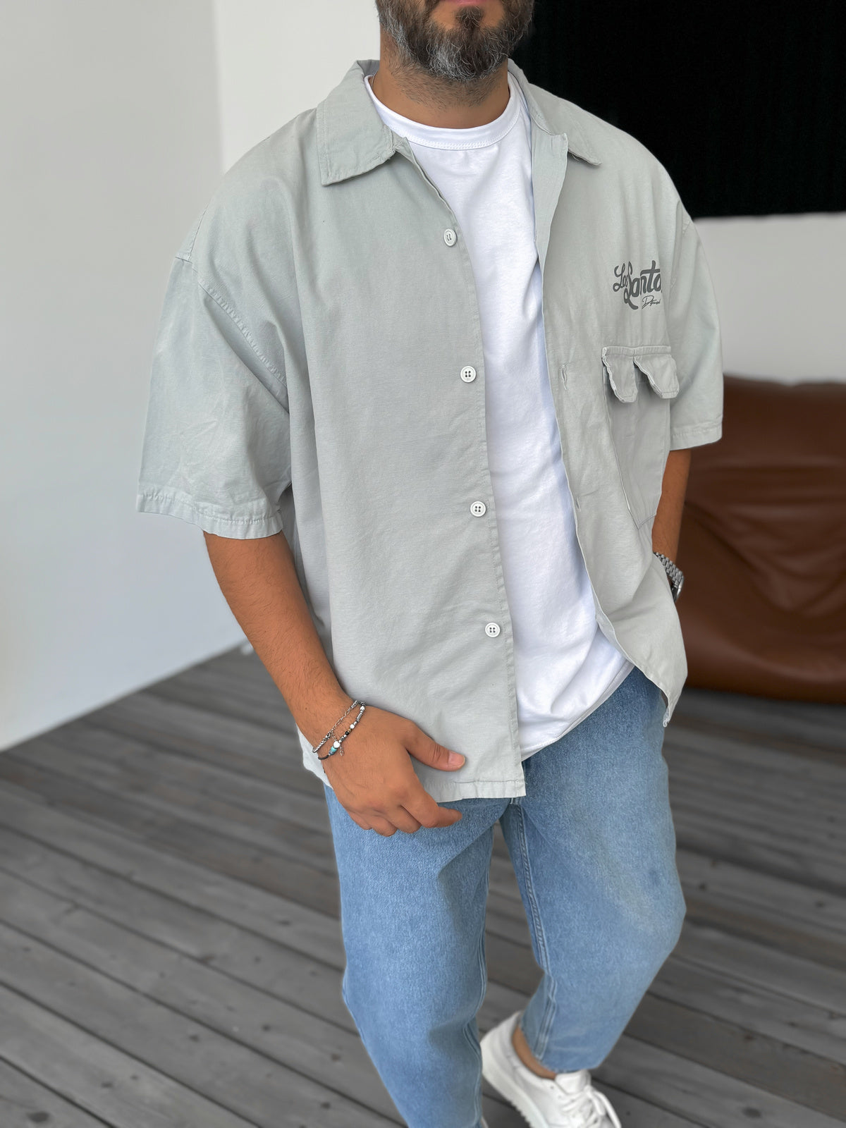 Grey Los Santos Gabardine