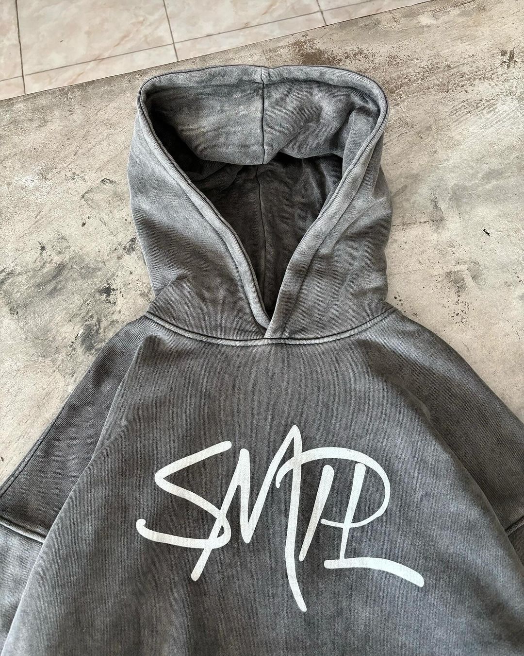 Anthracite Washed Hoodie