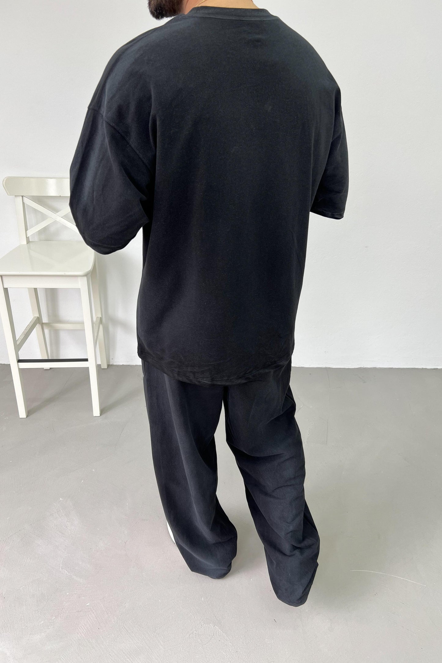 Detailed Washed Black Oversize Set