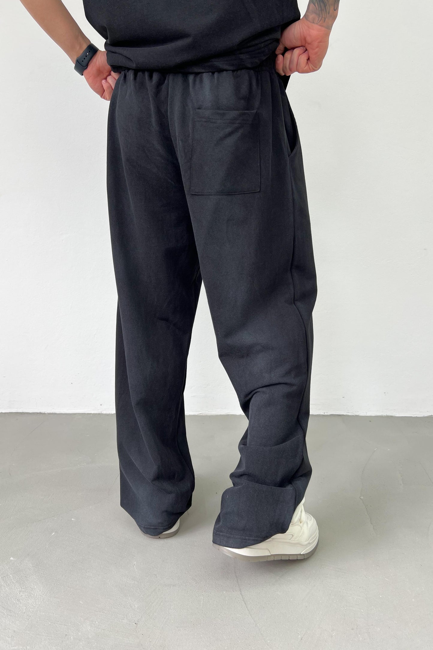 Detailed Washed Black Oversize Set
