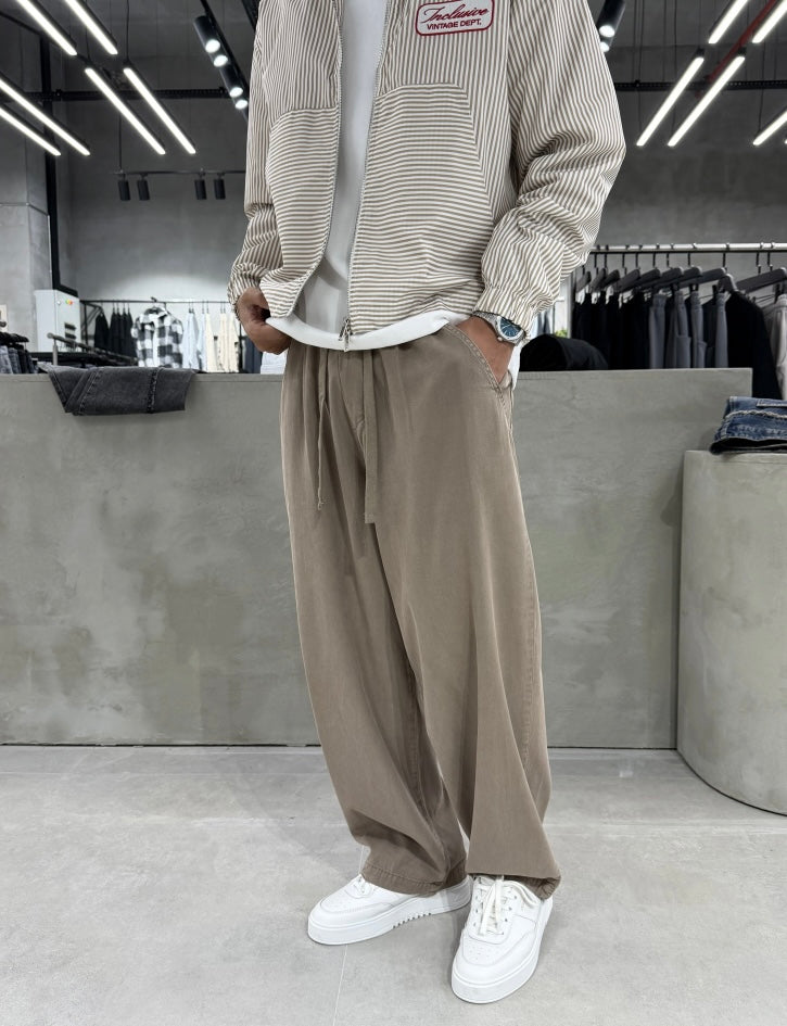 Milk Coffee Washable Super Baggy