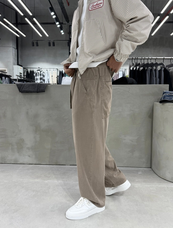 Milk Coffee Washable Super Baggy