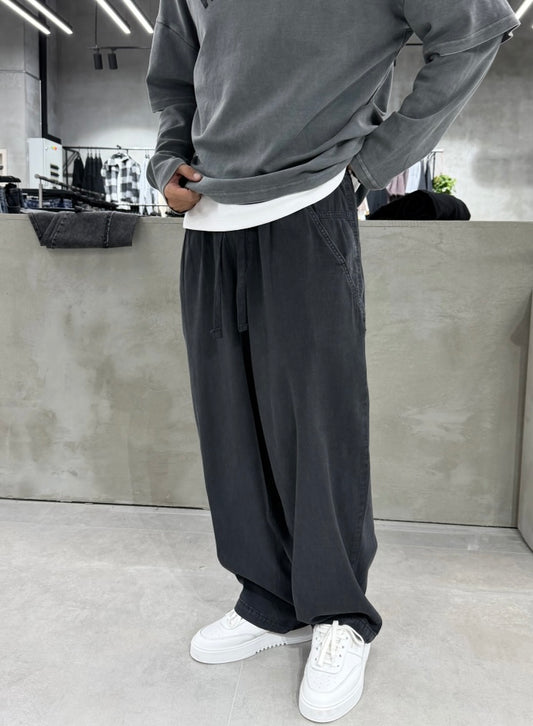 Anthracite Washed Super Baggy