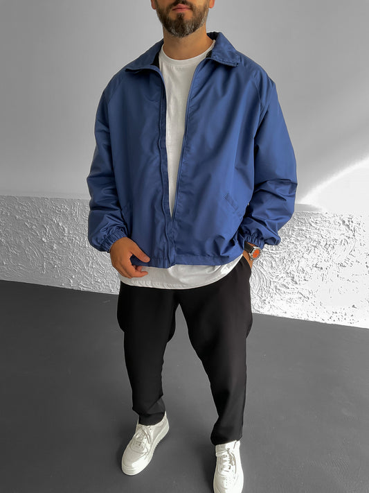Blue Zippered Jacket