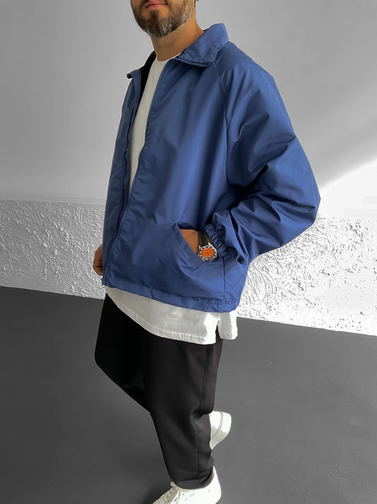 Blue Zippered Jacket