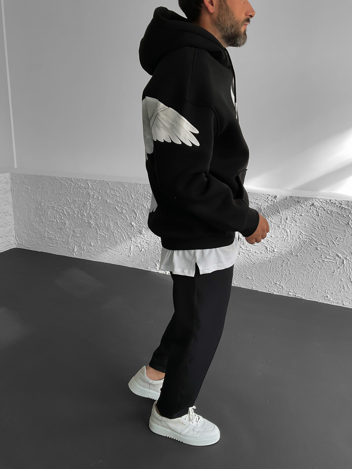 Black Rise Above Hoodie