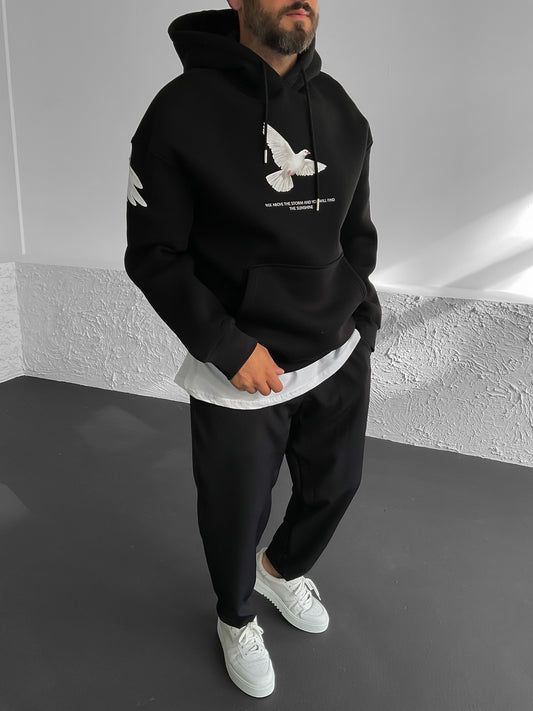 Black Rise Above Hoodie