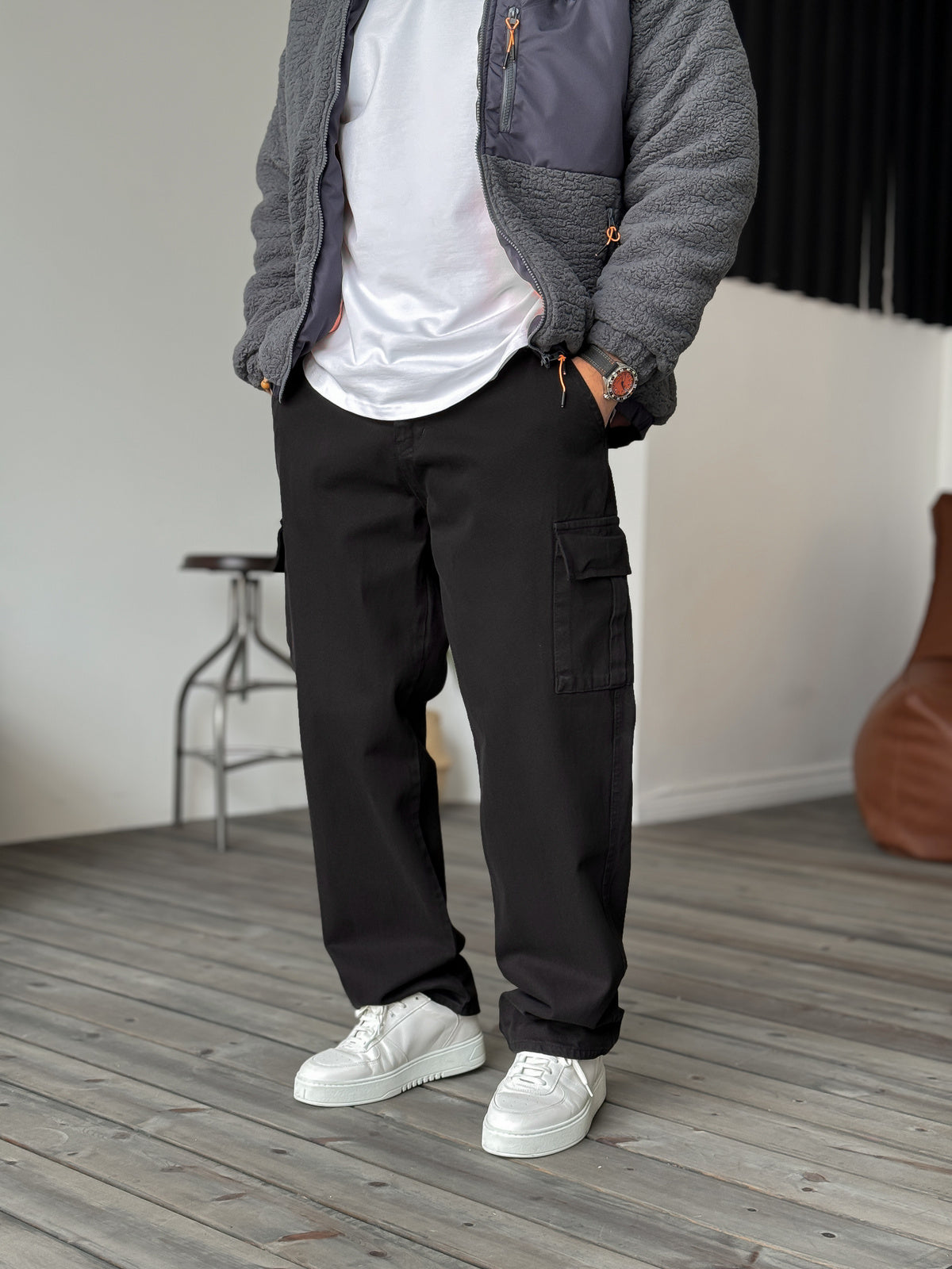Black Cargo Pants