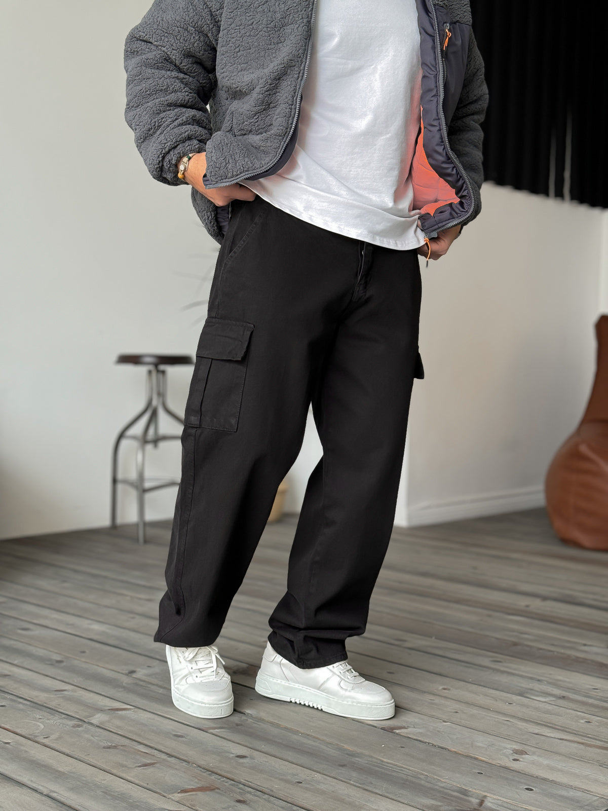 Black Cargo Pants