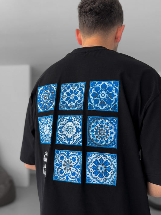 Black Graffiti Oversize T-Shirt