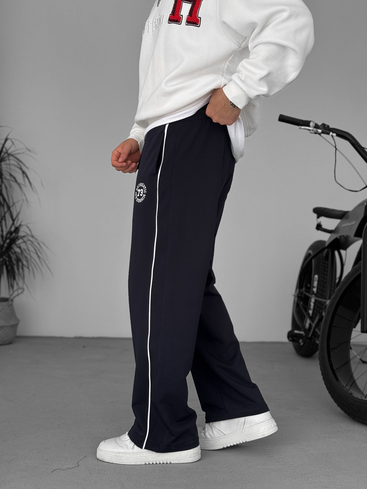 Black Authentic Embroidered Pants
