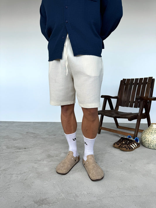 Beige Linen Short