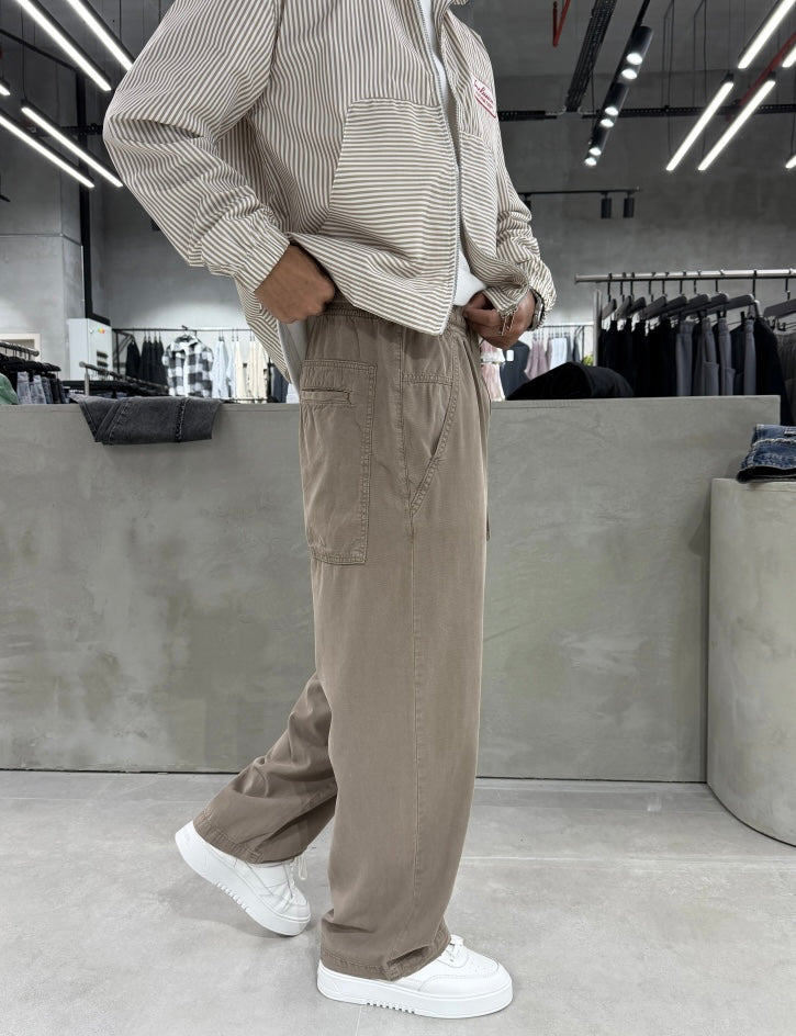 Milk Coffee Washable Super Baggy