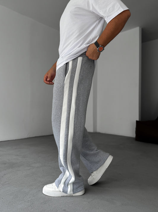 Light Gray Striped Pants