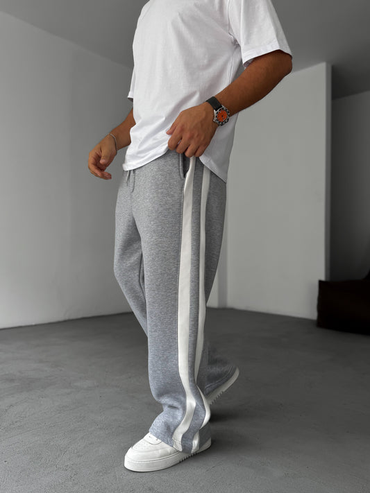 Light Gray Striped Pants