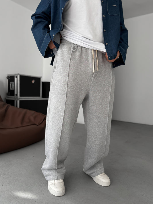 Oversize Gray Detail Loose Fit Tracksuit