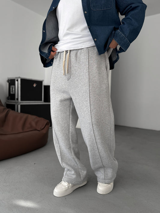 Oversize Gray Detail Loose Fit Tracksuit