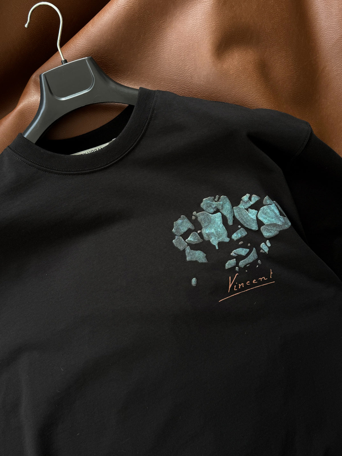 Vincent Van Gogh Oversized T-Shirt - BLACK