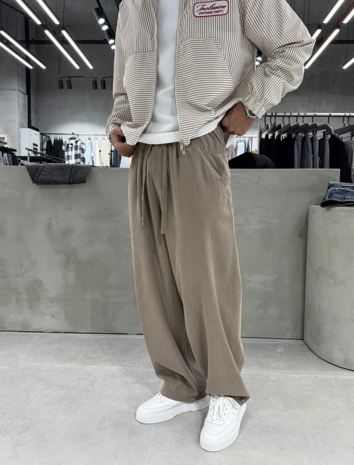 Milk Coffee Washable Super Baggy