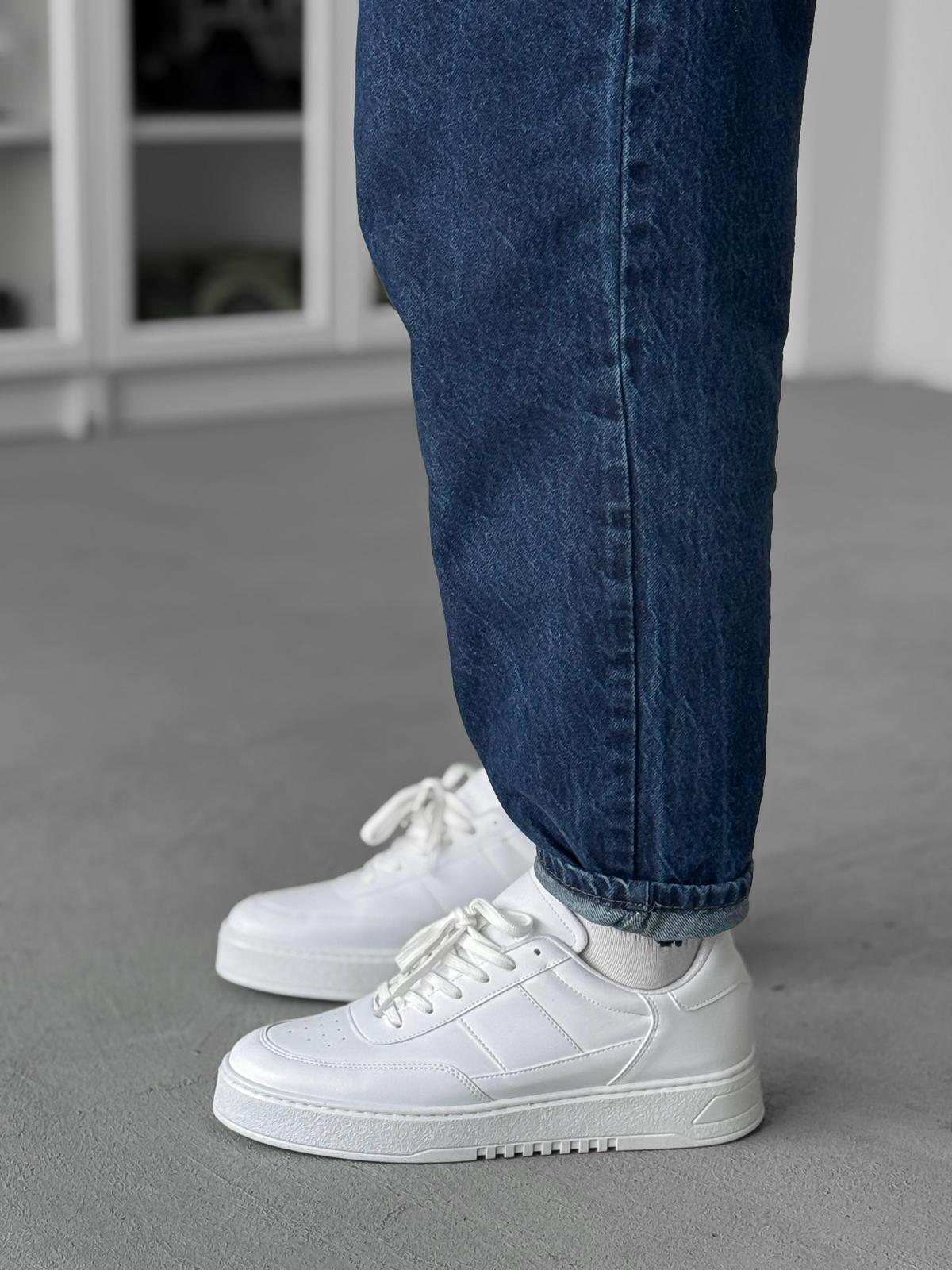 MONOCHROME CHUNKY SNEAKERS - WHITE