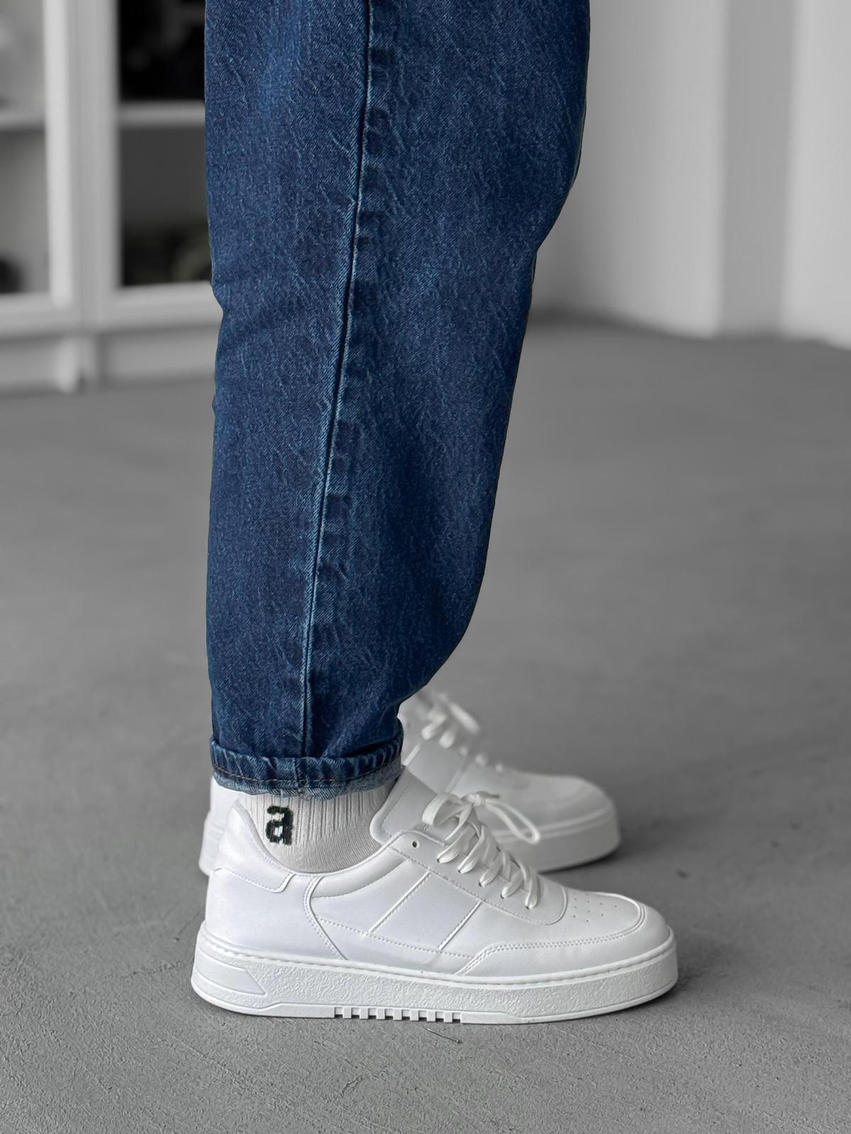 MONOCHROME CHUNKY SNEAKERS - WHITE