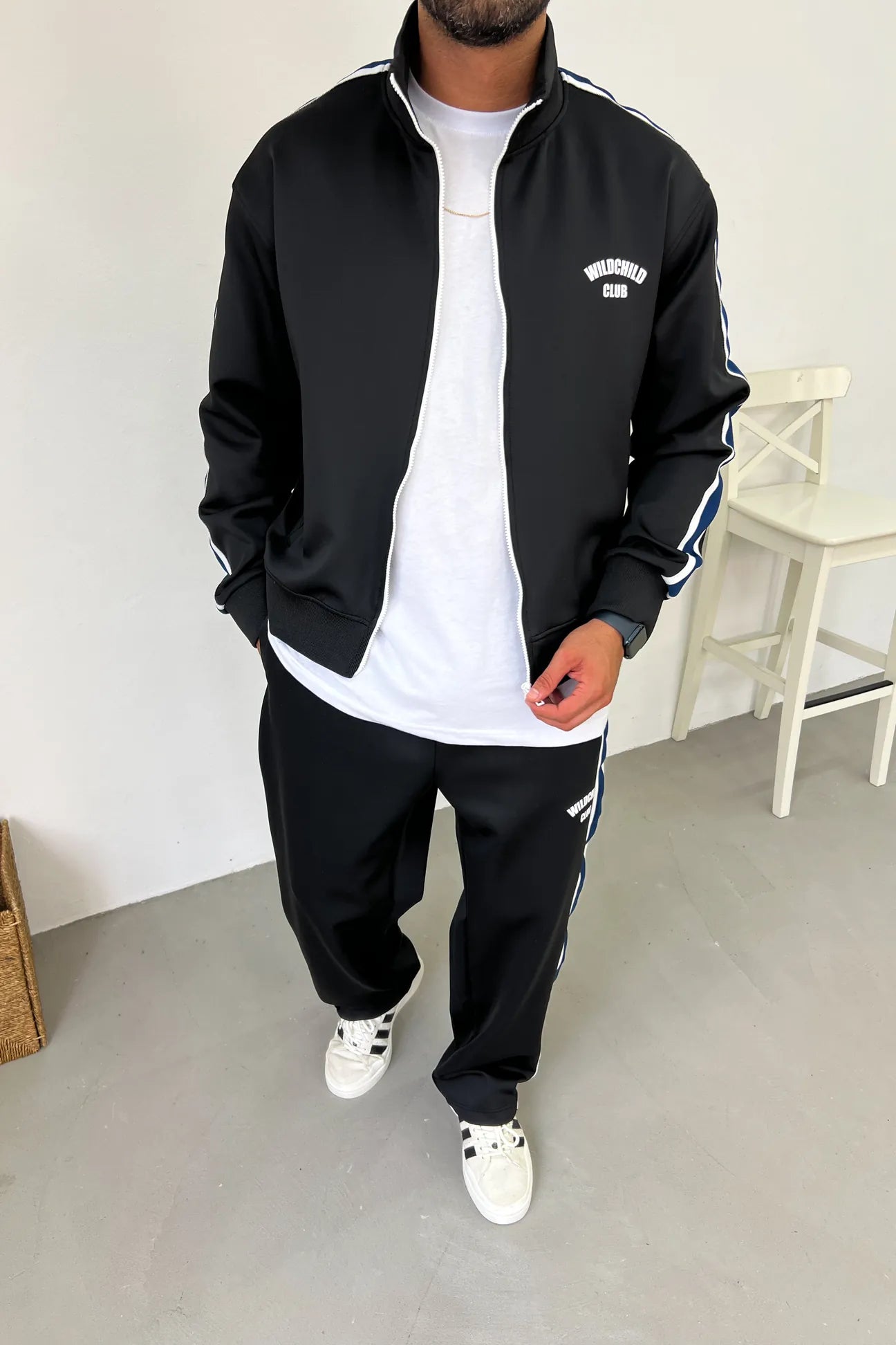 WildChild Club Printed Scuba Fabric Oversize Tracksuit