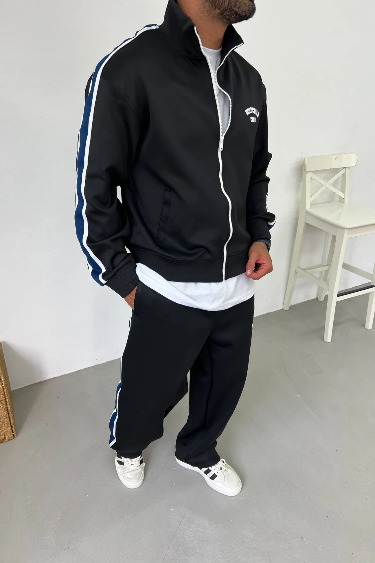 WildChild Club Printed Scuba Fabric Oversize Tracksuit