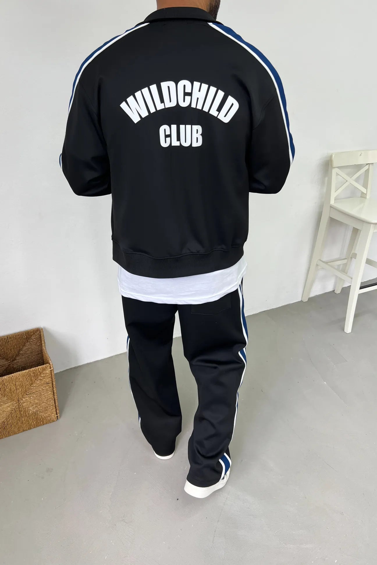 WildChild Club Printed Scuba Fabric Oversize Tracksuit
