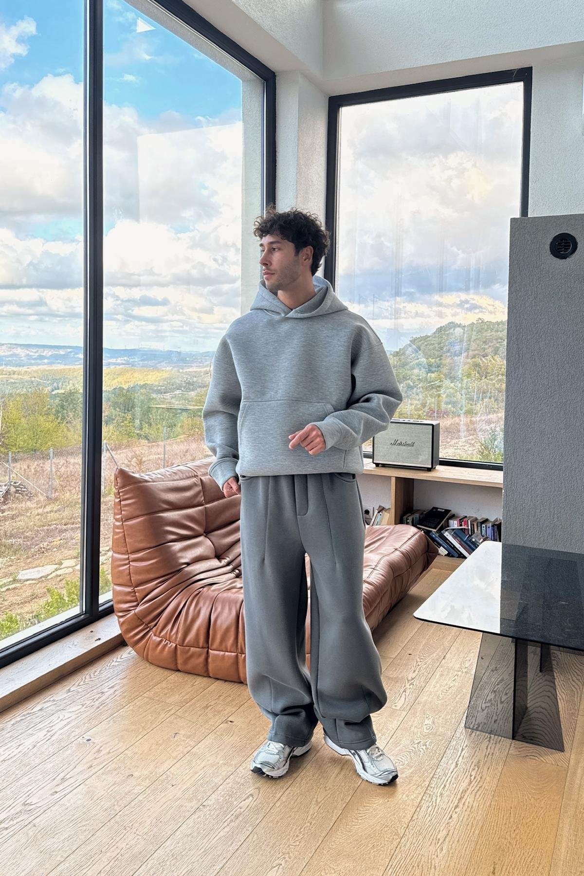 Baggy Tracksuit with Stitched Details