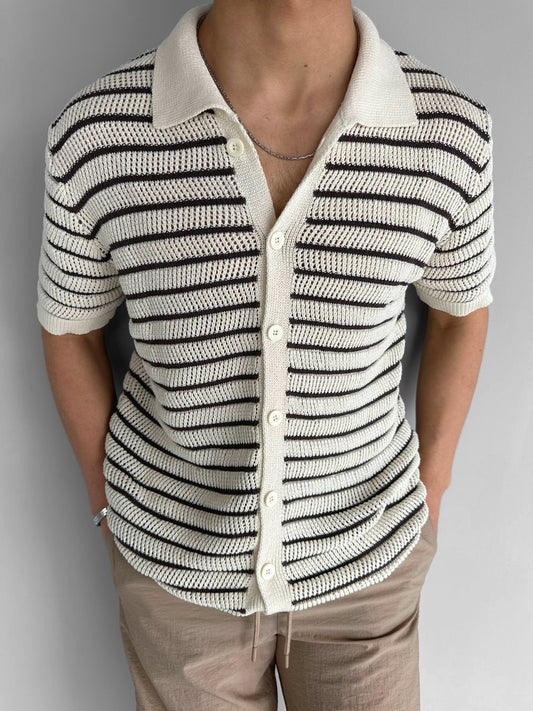 Textured Crochet Shirt