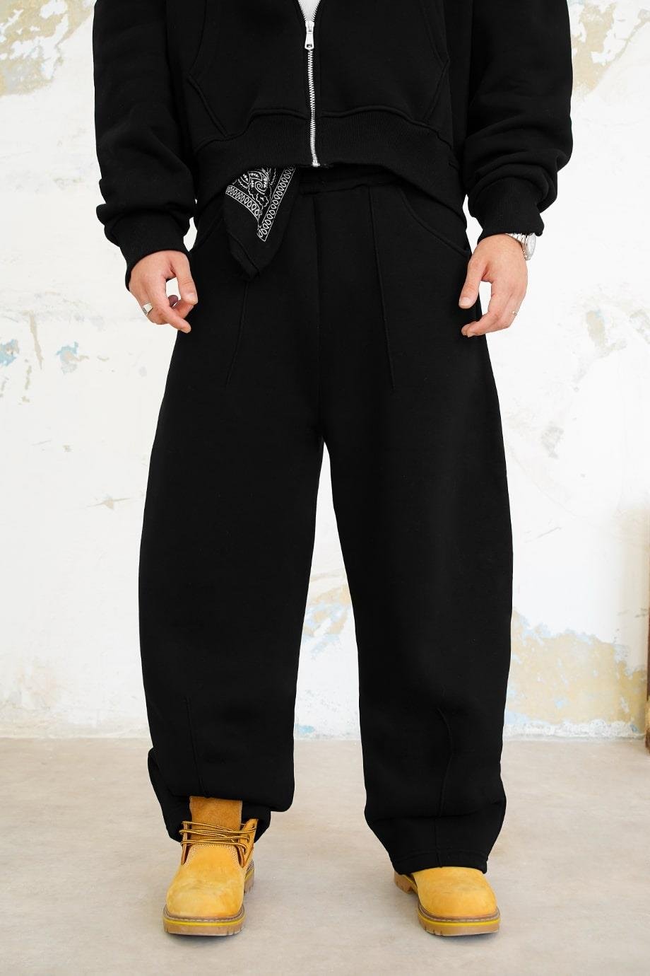 Baggy Tracksuit with Stitched Details