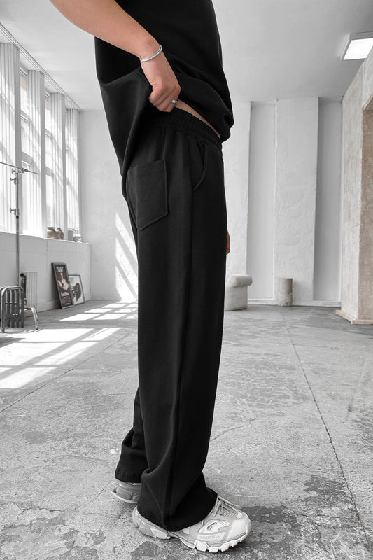 Comfortable Black Lined Pants