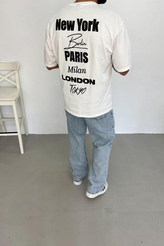 New York White T-Shirt