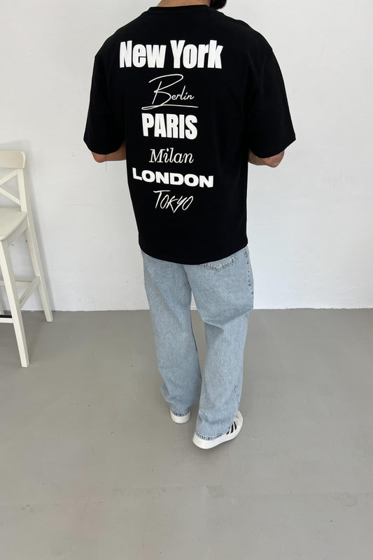 New York Black T-Shirt